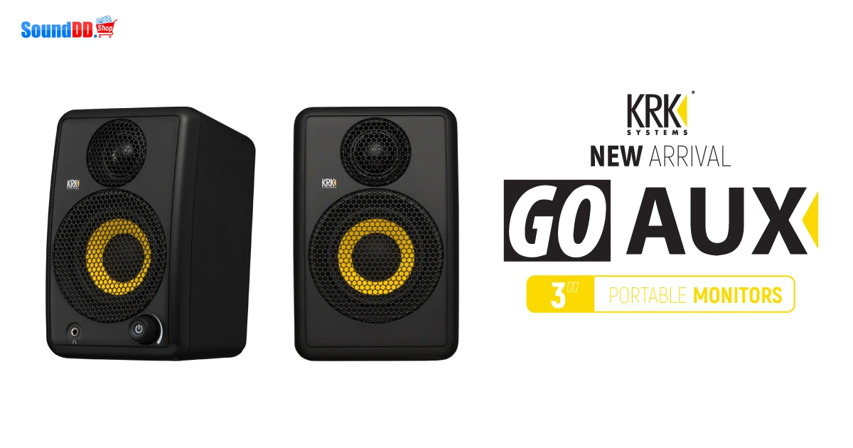 ลำโพงมอนิเตอร์แบบพกพา KRK GoAUX 3