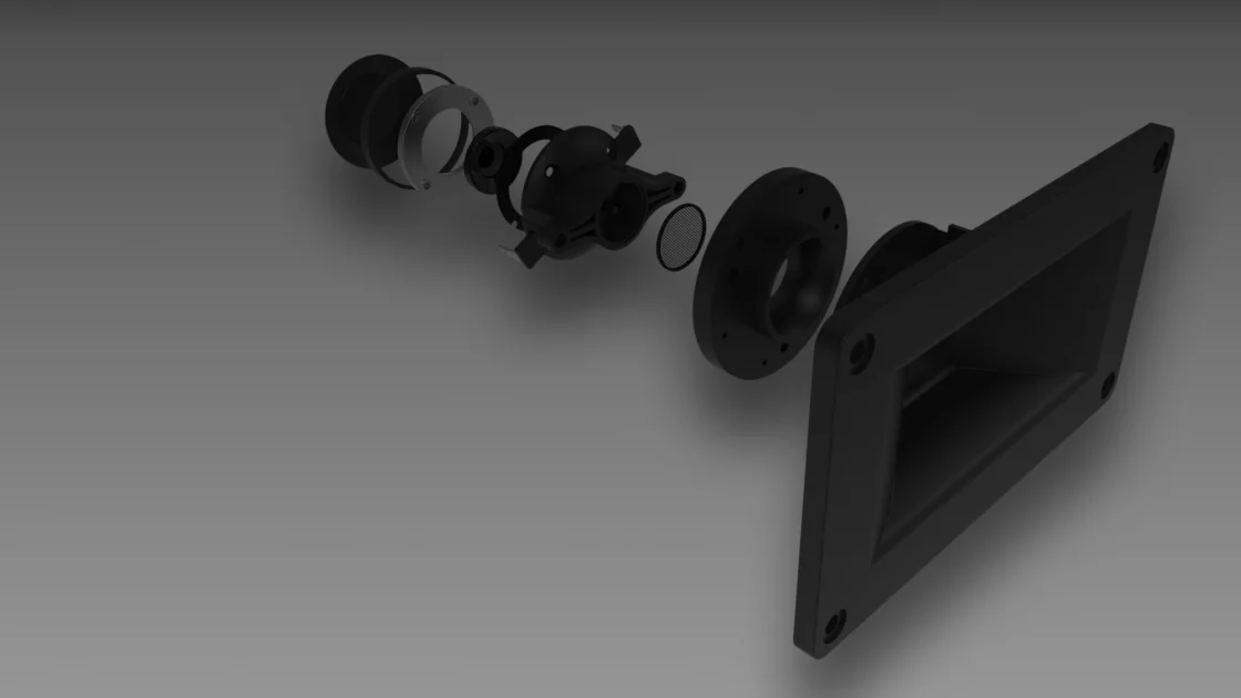 Klipschorn Tweeter Exploded View