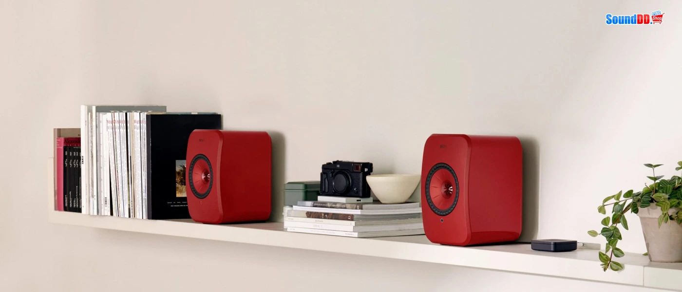KEF LSX II LAVA RED