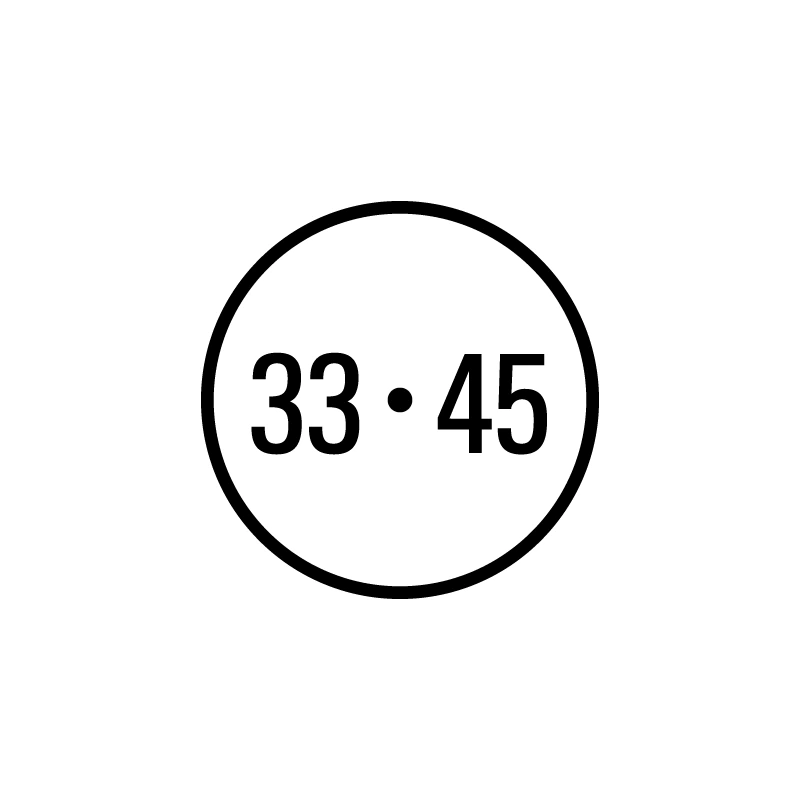 ความเร็วรอบ 33 และ 45 RMP