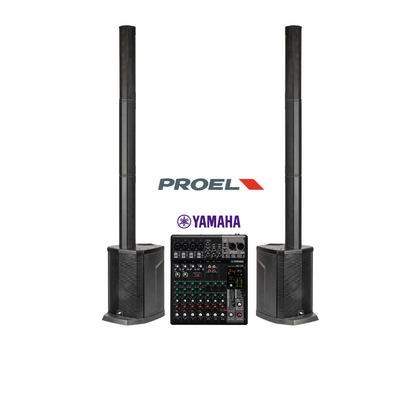 ชุดเครื่องเสียง Proel SESSION1 + YAMAHA MG10X CV
