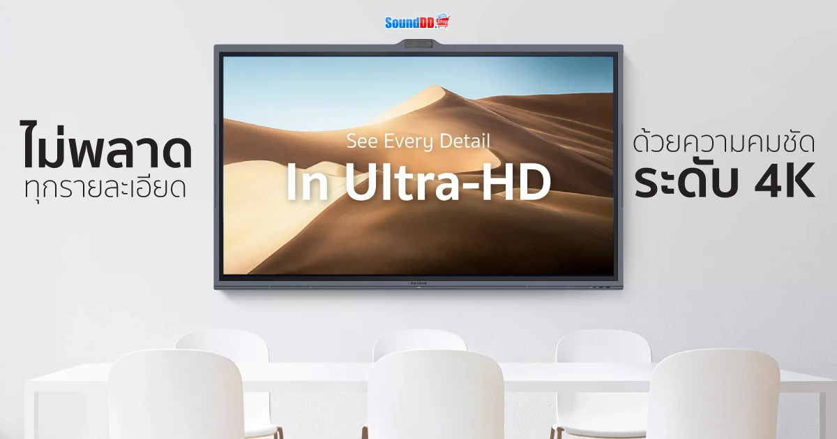 Maxhub V6 ViewPro Series ให้ภาพที่คมชัด