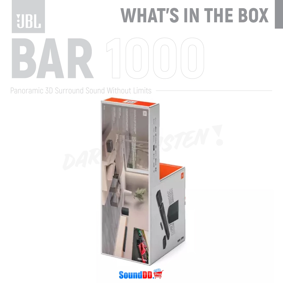 อุปกรณ์ภายในกล่อง JBL BAR 1000