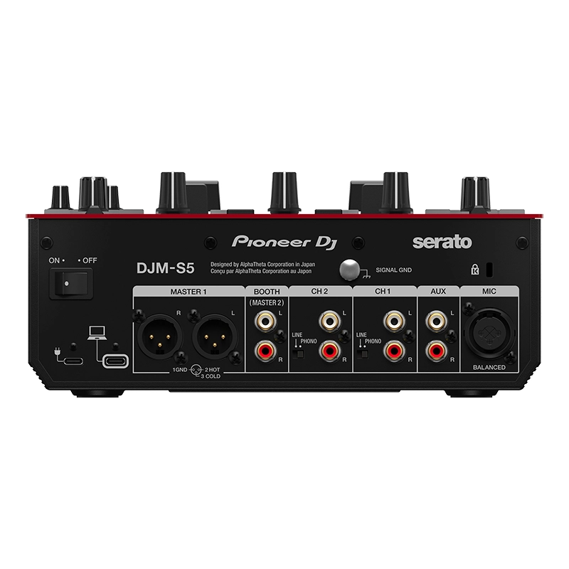 PIONEER DJ DJM-S5 พอร์ตด้านบน