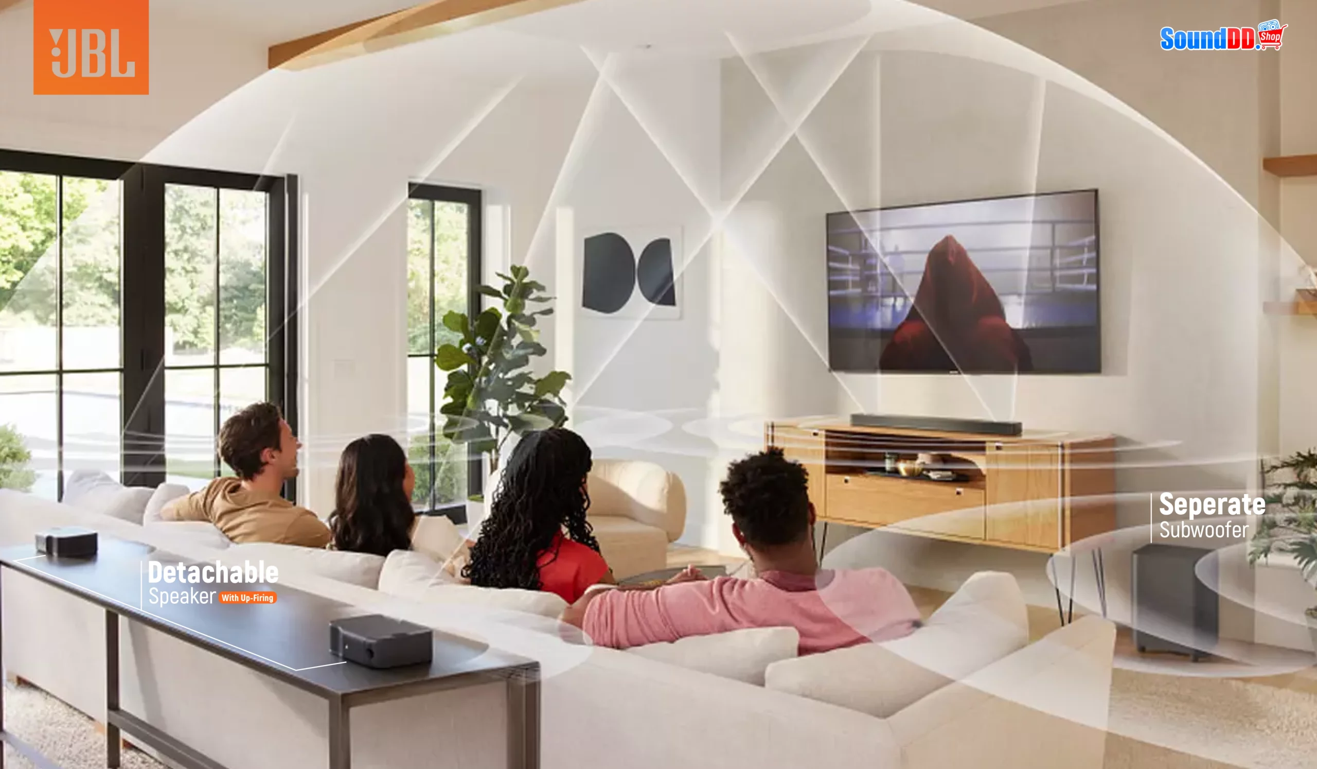 ระบบเสียงรอบทิศทาง Dolby Atmos และ DTS:X 3D ที่แท้จริง