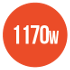 กำลังขับ 1170 วัตต์