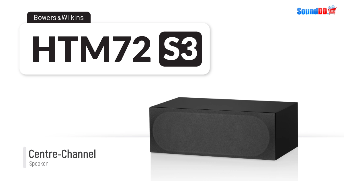 Bowers & Wilkins HTM72 S3 สีดำ