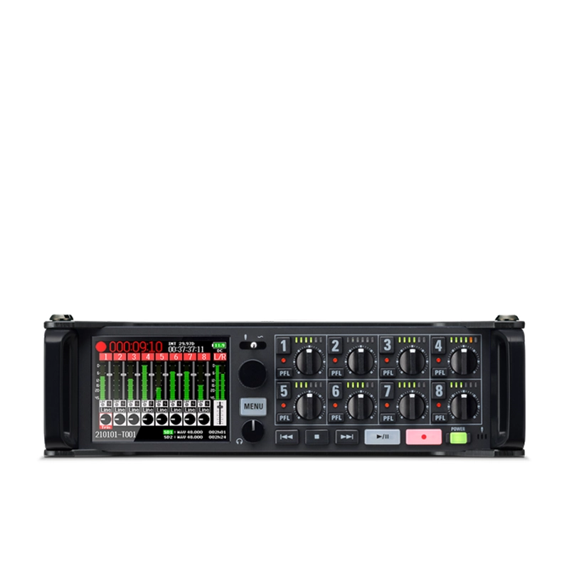 ZOOM F8n Pro เครื่องบันทึกเสียง 8-channel/10-track พร้อมเทคโนโลยี 32-bit float recording - Image 4