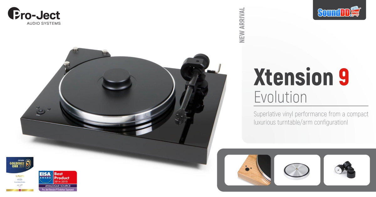 เครื่องเล่นแผ่นเสียง PRO-JECT Xtension 9 Evolution