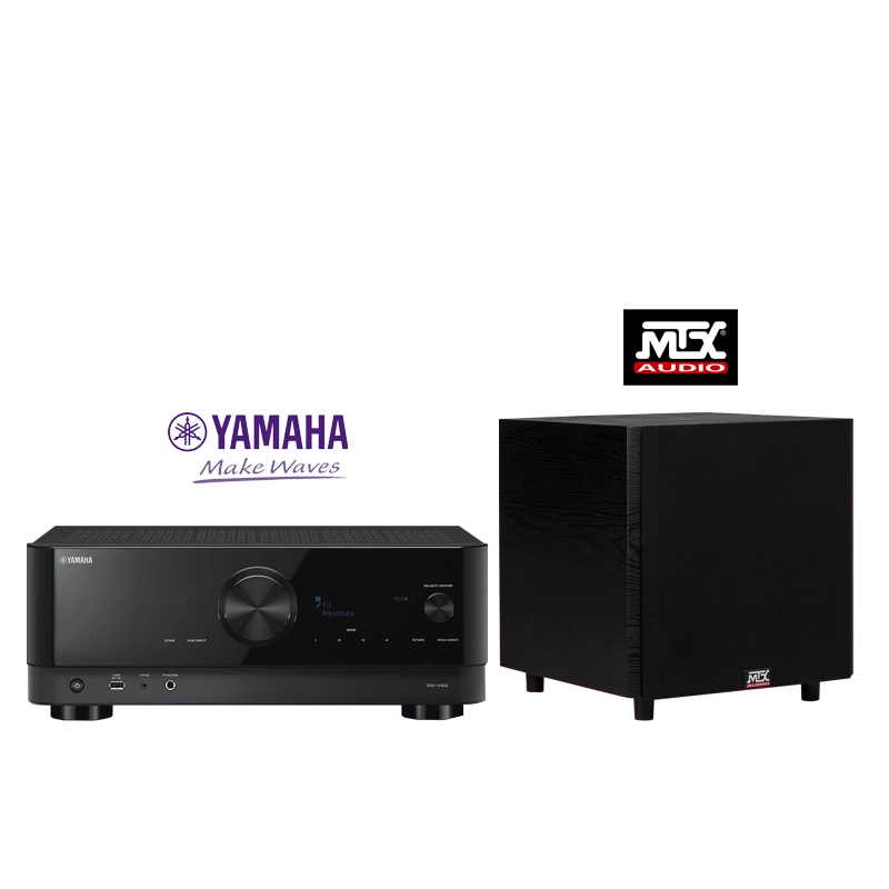 YAMAHA RX-V4A + MTX AUDIO TSW10