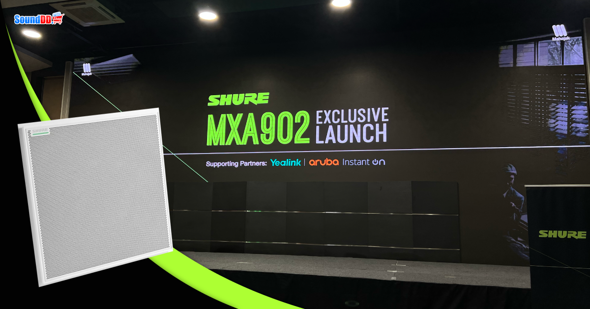งานเปิดตัวสินค้าใหม่ Shure MXA902