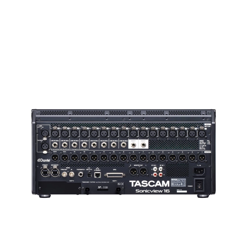 TASCAM SONICVIEW 16 มิกเซอร์ ดิจิตอล 16 ชาแนล พร้อมจอ LCD แสดงผลแบบสัมผัส 2 จอ - Image 4