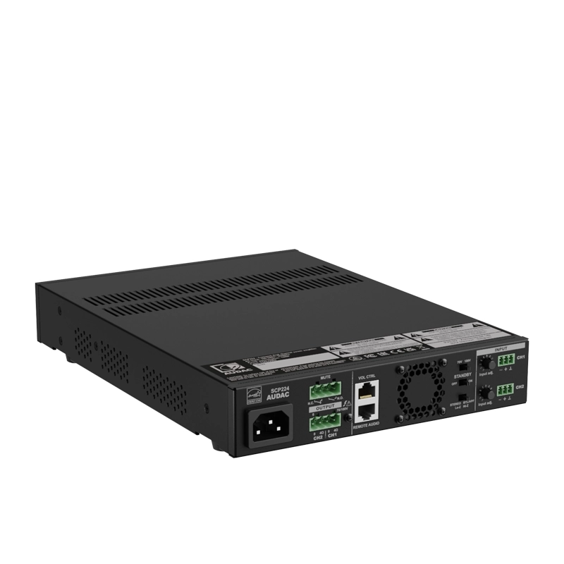 AUDAC SCP224 เพาเวอร์แอมป์ 2 ชาแนล 2 x 240 วัตต์ และ 70/100V - Image 4
