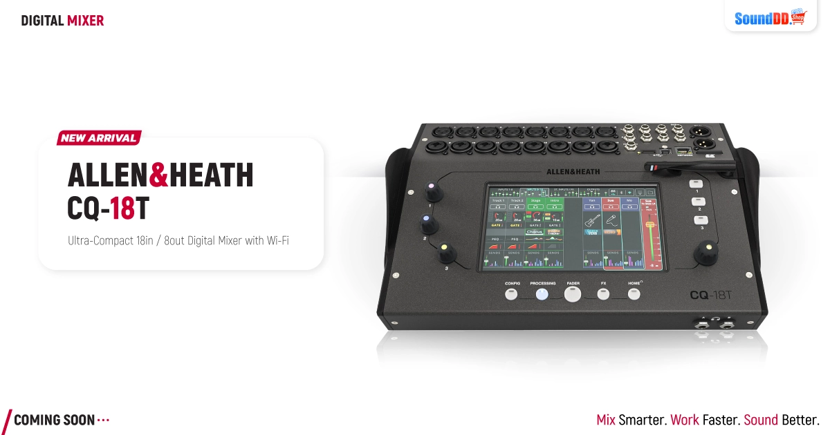 สินค้าใหม่ ALLEN&HEATH CQ-18T