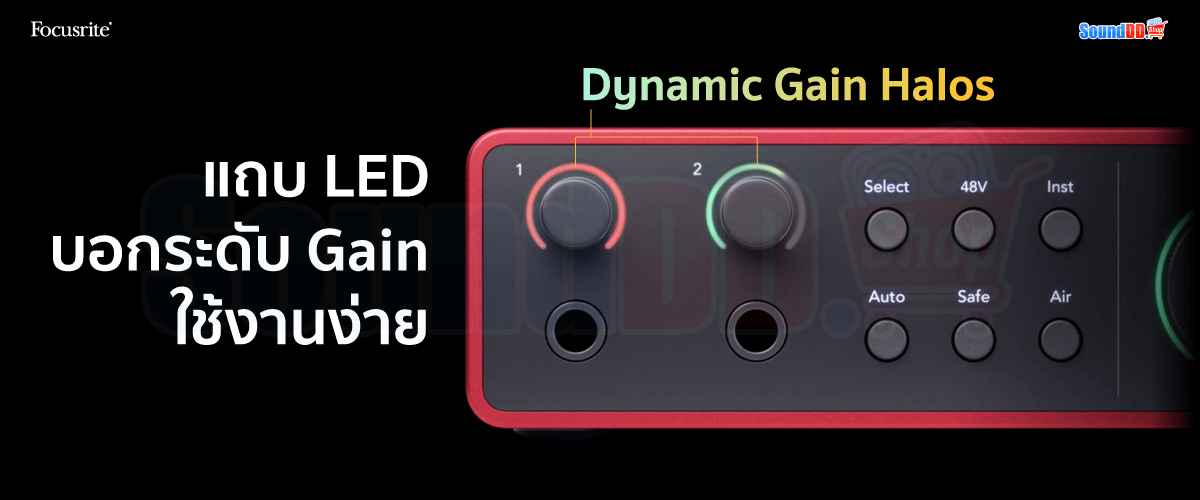 Dynamic Gain Halos