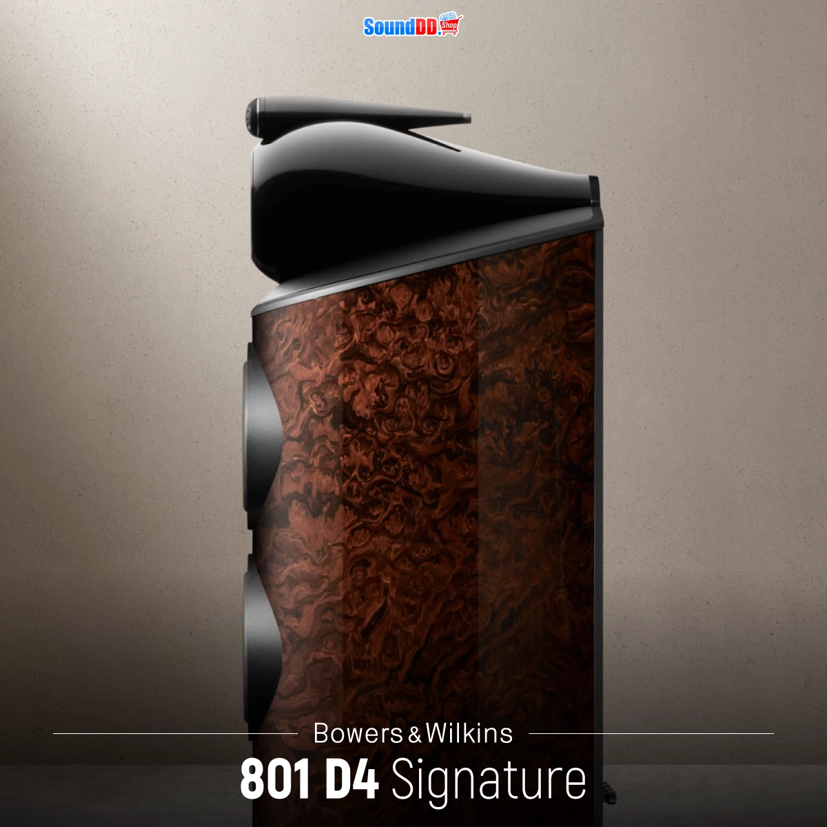 B&W 801 D4 Signature สี California Burl