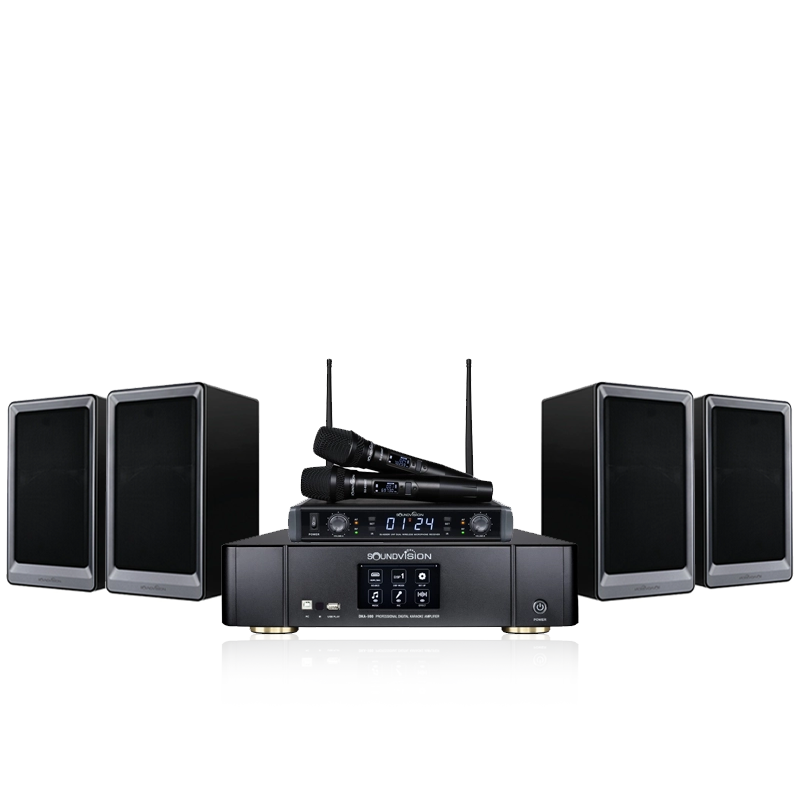 ชุดคาราโอเกะ (KS-803 2 ชุด + DKA-900 + SU-820D/HT)