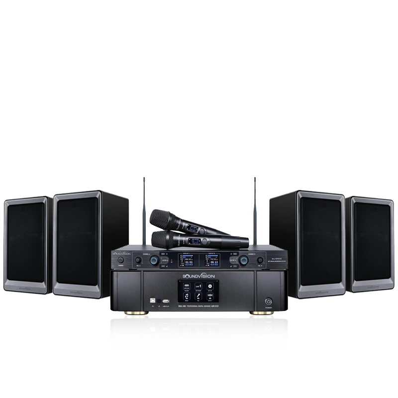 ชุดคาราโอเกะ (KS-803 2 ชุด + DKA-900 + SU-890D-II/HT)