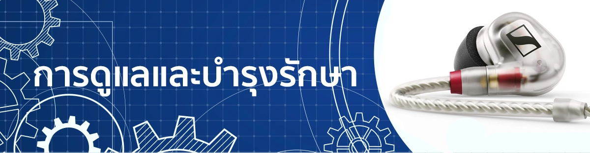 การดูแลและบำรุงรักษา