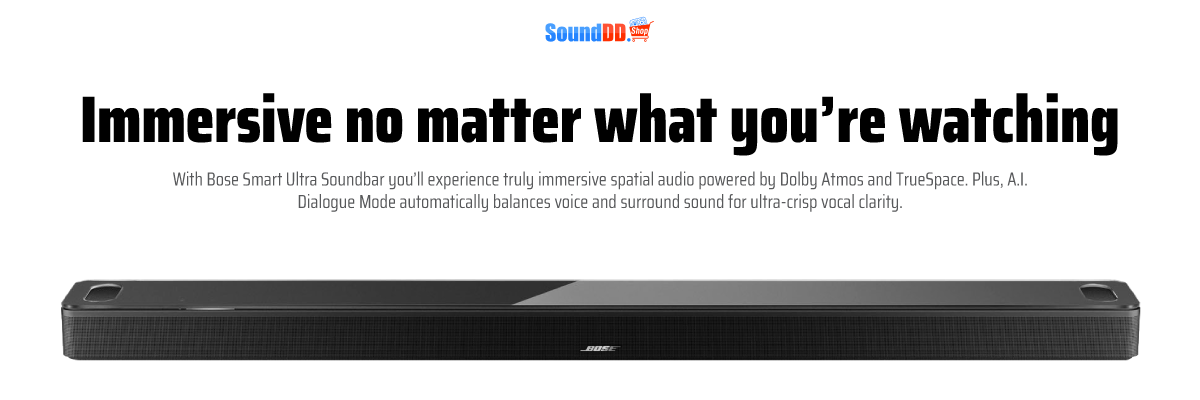 ลำโพง Bose Smart Ultra Soundbar สีดำ