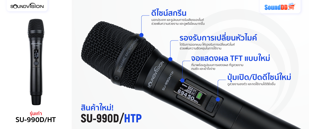 การออกแบบ Soundvision SU-990D/HTP