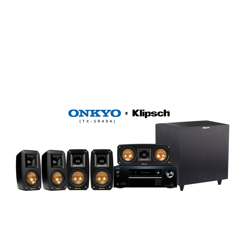 KLIPSCH x ONKYO TX-SR393 REFERENCE GEN III SET M ชุดโฮมเธียเตอร์ 5.1 ชาแนล