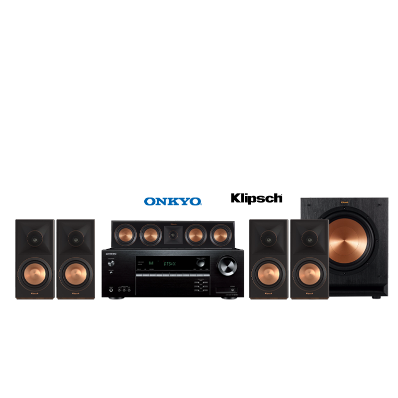 ชุดโฮมเธียเตอร์ 5.1 ชาแนล KLIPSCH x ONKYO TX-NR5100 REFERENCE PREMIERE GEN II SET L