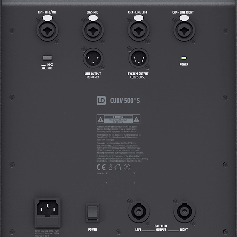 ชุดลำโพงไลน์อาเรย์ CURV 500 AVS