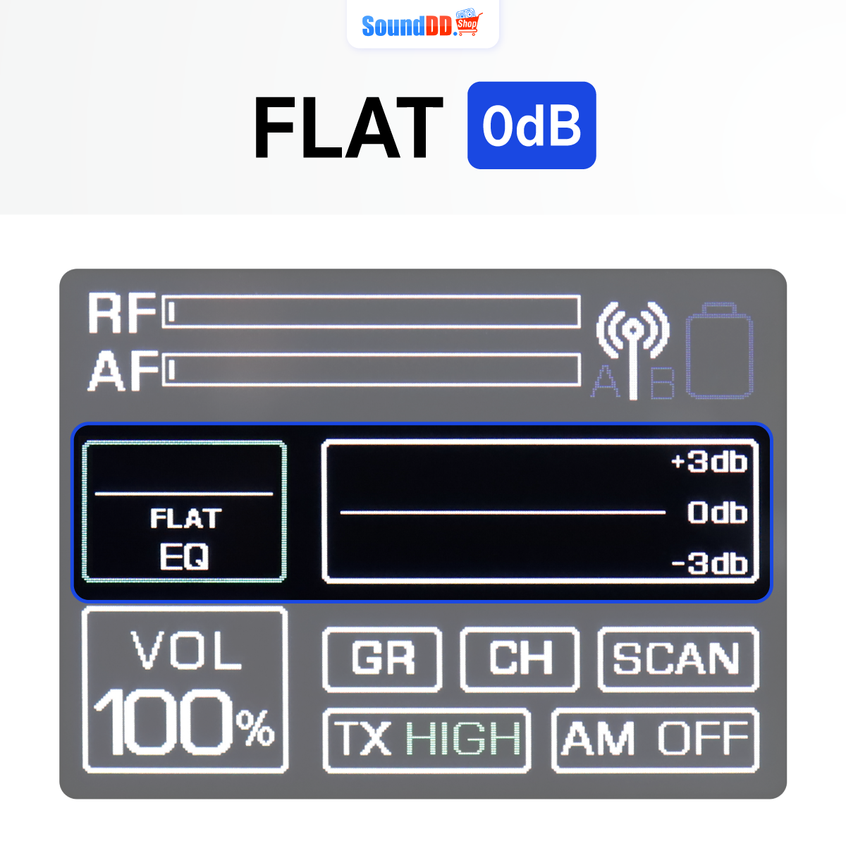 FLAT 0dB