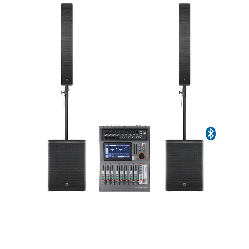 ชุดเครื่องเสียงระดับโปร SOUNDVISION ACS-1500 x2 + มิกเซอร์ ดิจิตอล SOUNDKING DM20M