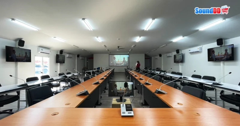 ผลงานการติดตั้ง ระบบเสียงและภาพห้องประชุม บริษัท ยูนิค เอ็นจิเนียริ่ง แอนด์ คอนสตรัคชั่น จำกัด (มหาชน)
