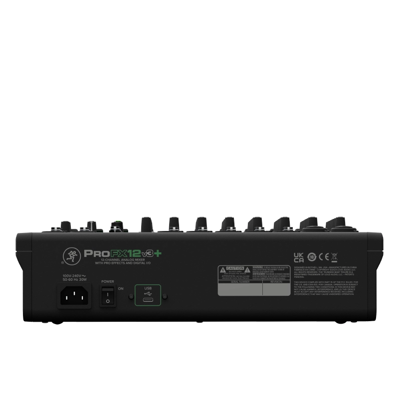 MACKIE ProFX12v3+ มิกเซอร์ อนาล็อก 12 ชาแนล พร้อม USB recording Mode และ Bluetooth - Image 5