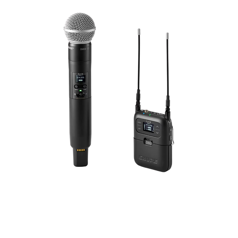 ชุดไมค์ลอยดิจิตอล SLXD25/SM58-M55