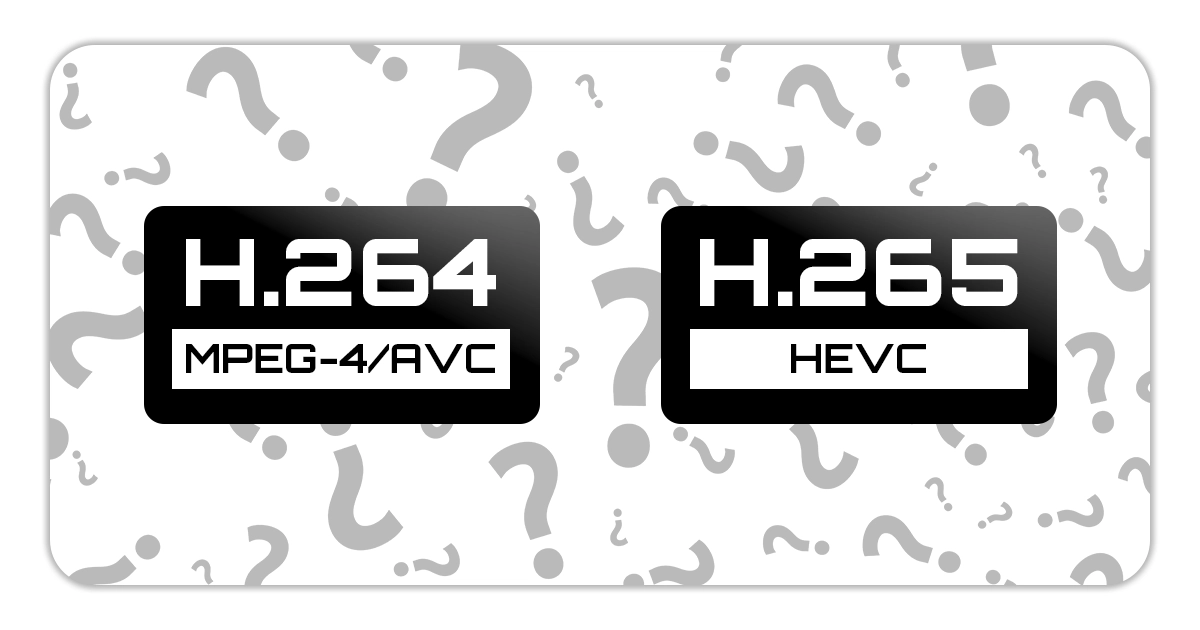 ความแตกต่างที่สำคัญระหว่าง H.264 และ H.265