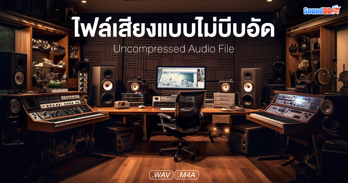 ไฟล์เสียงแบบไม่บีบอัด หรือ Uncompressed