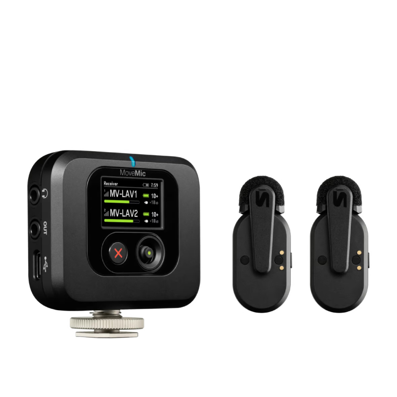ชุดไมค์ลอยหนีบปกเสื้อ MoveMic Two Reciever Kit