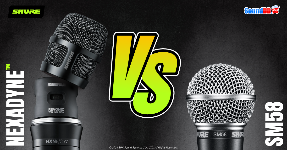 REVONIC™ TECHNOLOGY VS. ไมโครโฟนไดนามิกแบบปกติ