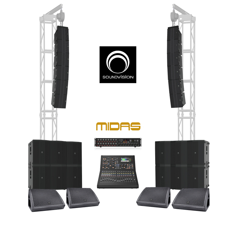 SOUNDVISION Flexy M Series SET Band ชุดลำโพงไลน์อาเรย์