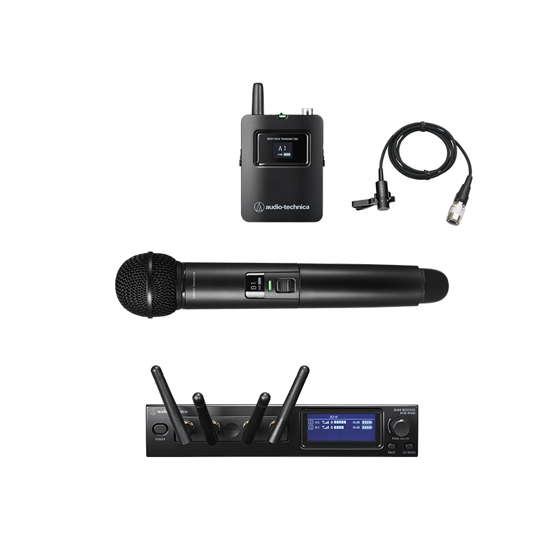 AUDIO-TECHNICA ATW-1423/AT831cW ชุดไมค์ลอยดิจิตอล พร้อมไมค์หนีบปกเสื้อ แบบ 2.4GHz