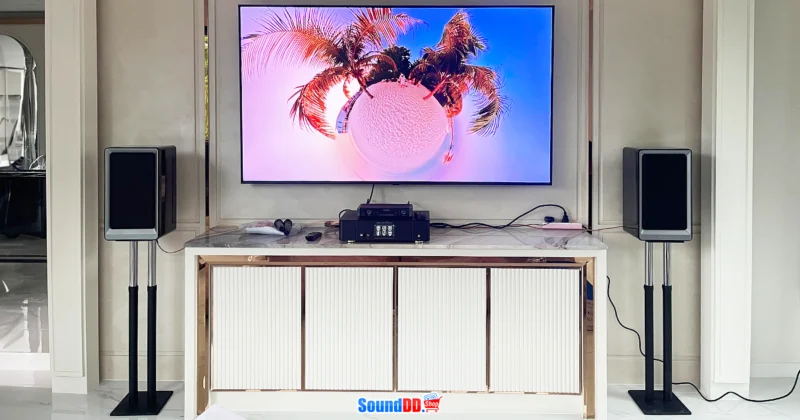 ระบบเสียงคาราโอเกะ SOUNDVISION บ้านลูกค้า