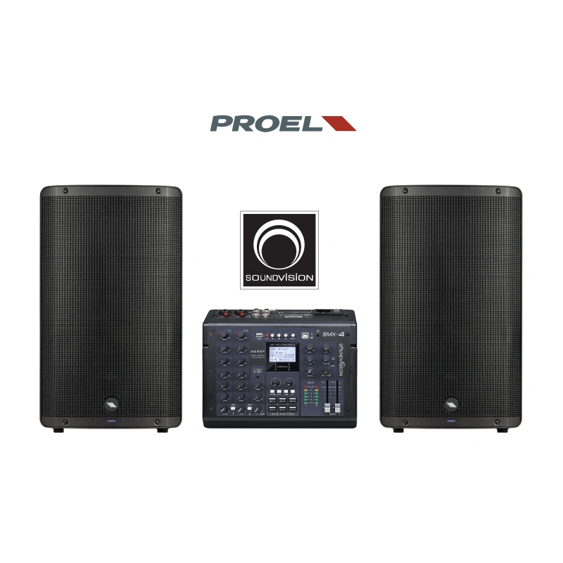 ชุดเครื่องเสียง Proel Pack 1 Soundvision