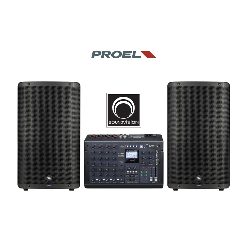 ชุดเครื่องเสียง Proel Pack 2 Soundvision