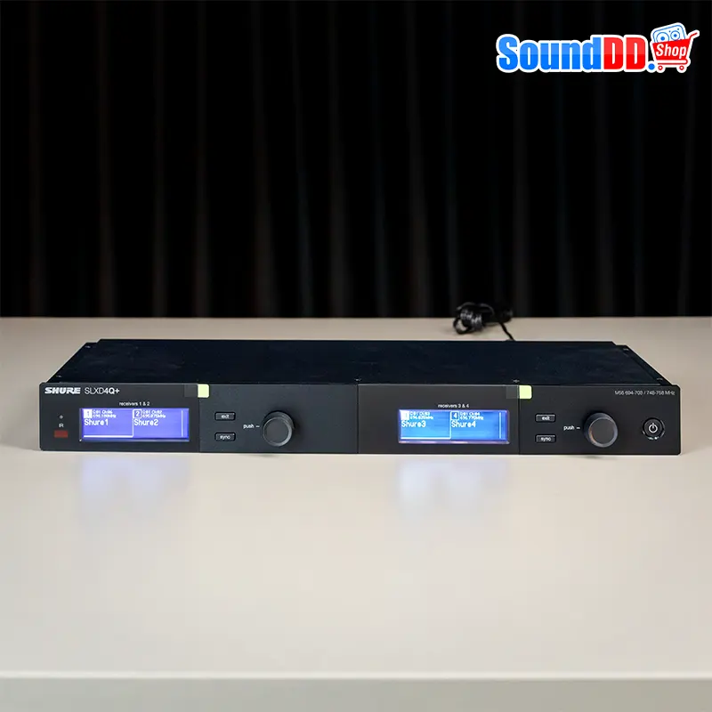 SHURE SLXD4Q+A=-M55 เครื่องรับสัญญาณไร้สายดิจิตอล แบบ UHF (ไม่มีไมค์)(ไม่มีเครื่องส่ง) - Image 2