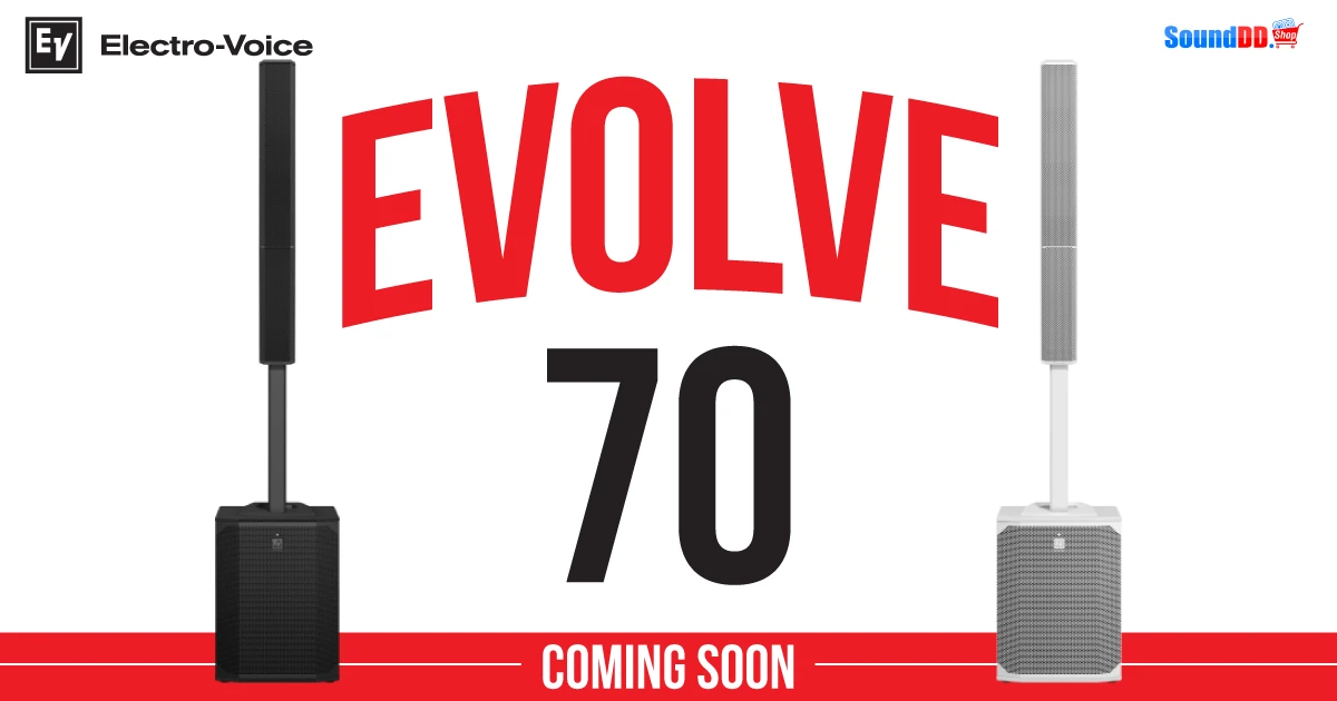ใหม่ EVOLVE 70 สีขาว และดำ
