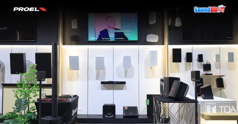 โชว์รูมใหม่ บูธเครื่องเสียง Sound Republic 4 แบรนด์ดัง PROEL