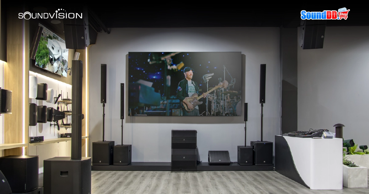 โชว์รูมใหม่ บูธเครื่องเสียง แบรนด์ Soundvision