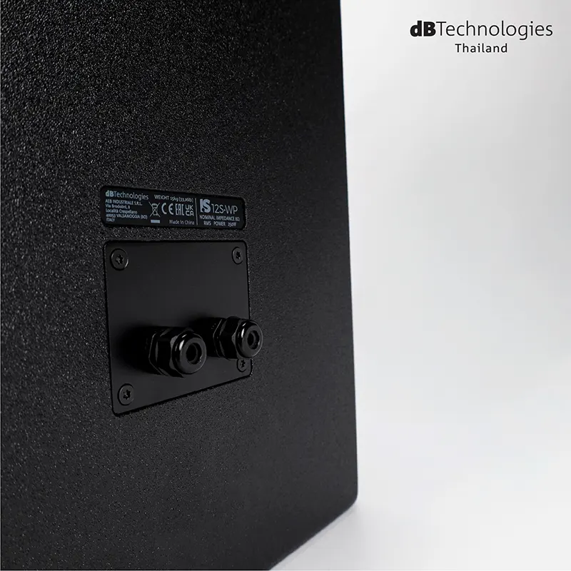 dBTechnologies IS12S-WP ตู้ลำโพงซัพวูฟเฟอร์ 12 นิ้ว 1000 วัตต์ - Image 7