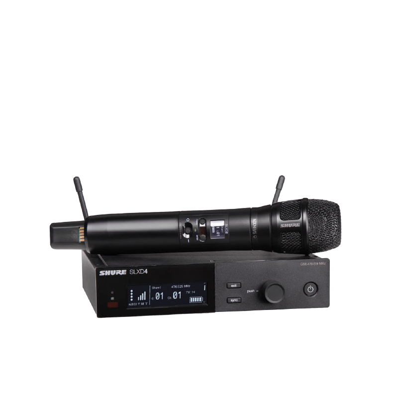 ชุดไมค์ลอยมือถือเดี่ยว Shure SLXD24A/N8SB