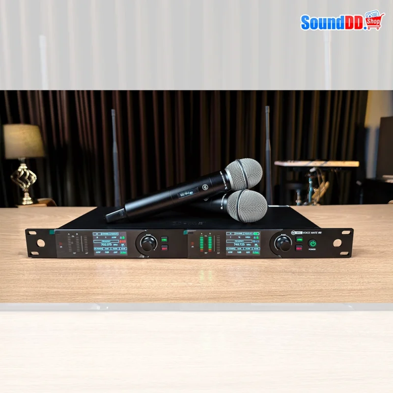 VL-AUDIO V-MIC Voice Mate R2 ชุดไมค์ลอยดิจิตอล มือถือคู่ แบบ UHF - Image 2