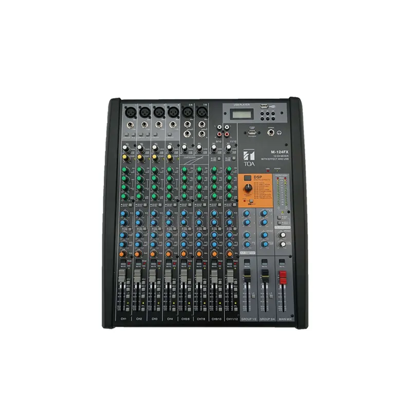 TOA M-124FX มิกเซอร์ อนาล็อก 12 ชาแนล